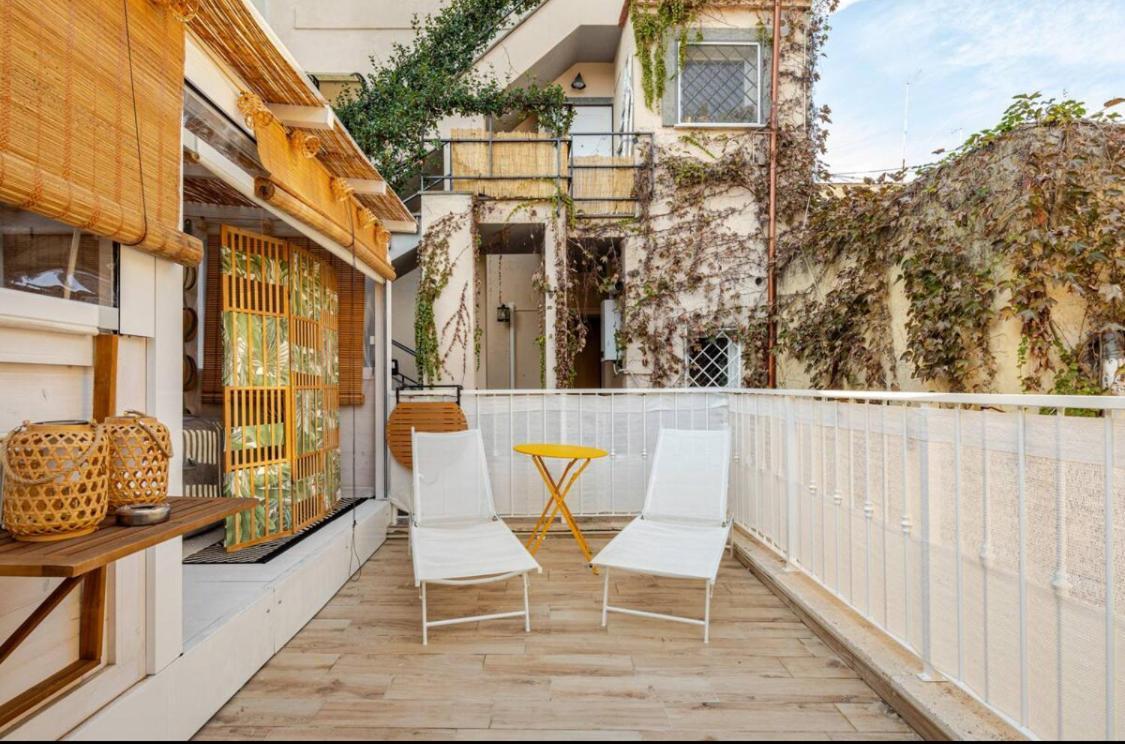 Vita Lenta Roma Pigneto Terrazza Zewnętrze zdjęcie